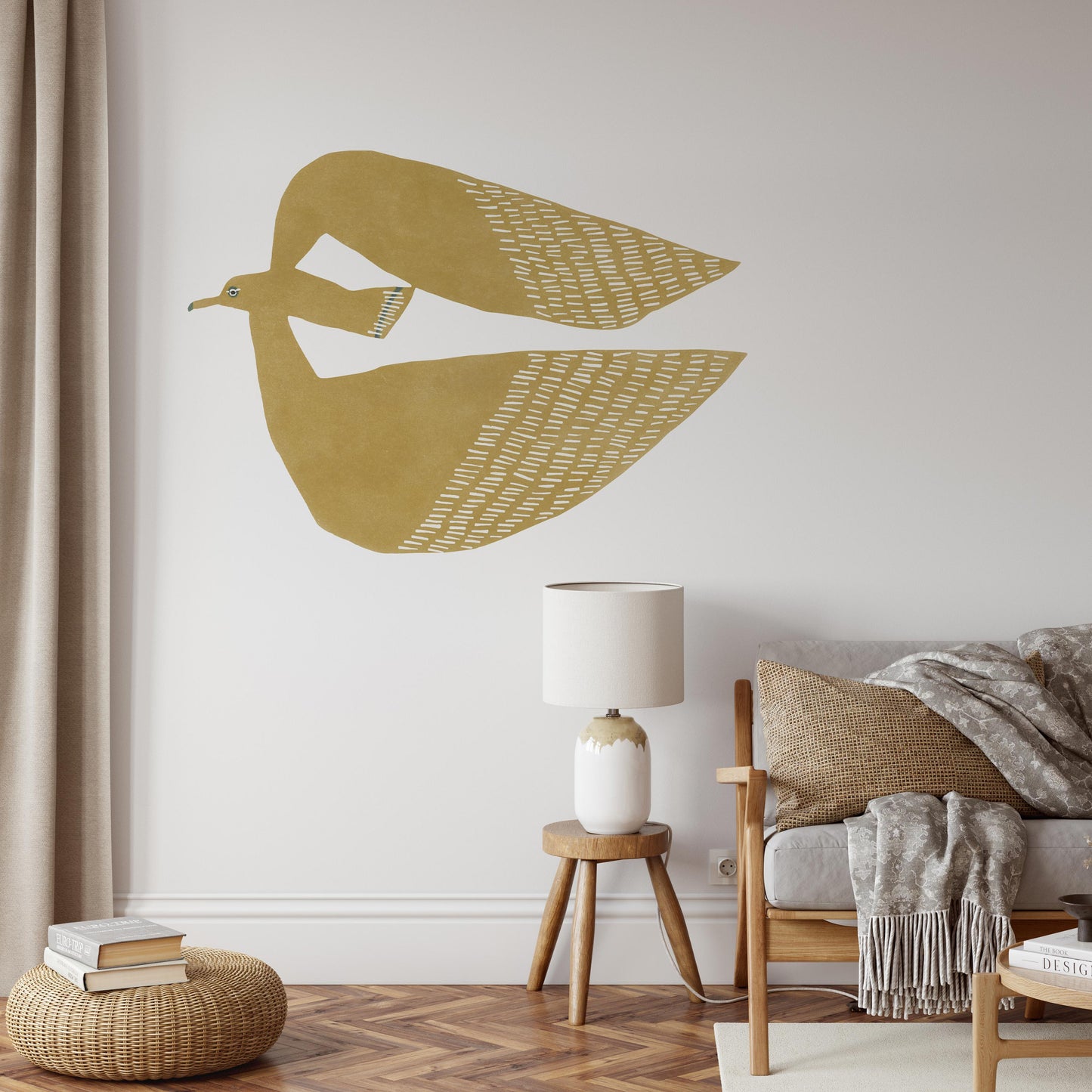 Albatross Brown WALL DECAL