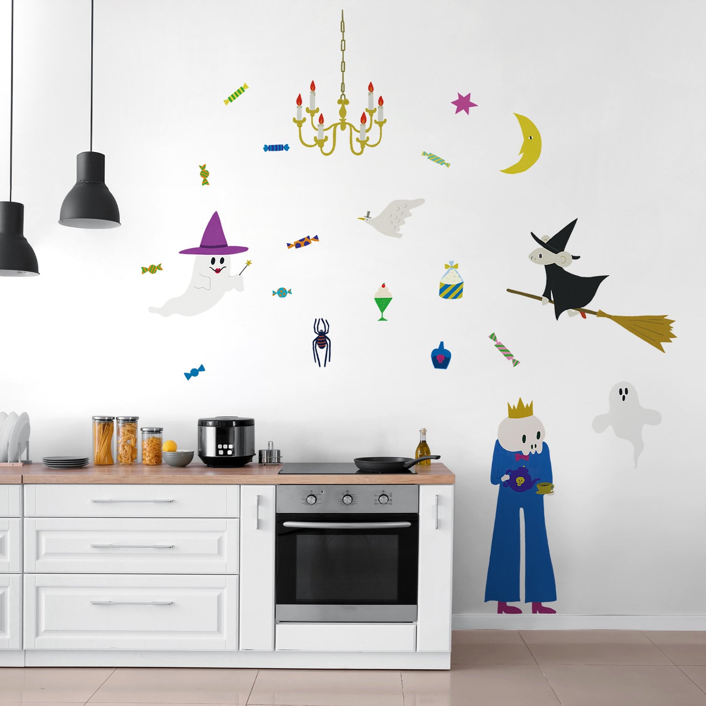 What is the Room Next Door Like? Halloween room C: Bakerine and Dokuro WALL DECAL