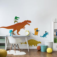 What is the Room Next Door Like? Dinosaur room A: T-rex Set WALL DECAL