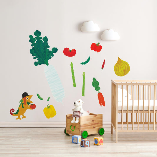 What is the Room Next Door Like? Home garden room A: Kabeleon and the Big Daikon WALL DECAL