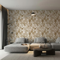 Tropical rainforest／Double Brown 3 m long WALLPAPER