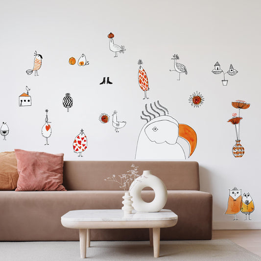 Mutual Love D aset WALL DECAL