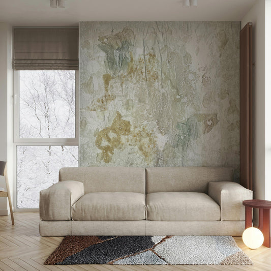 Dancing colorless colors. There is no more brilliant color than white. I am obsessed with white. PEEL AND STICK MURAL