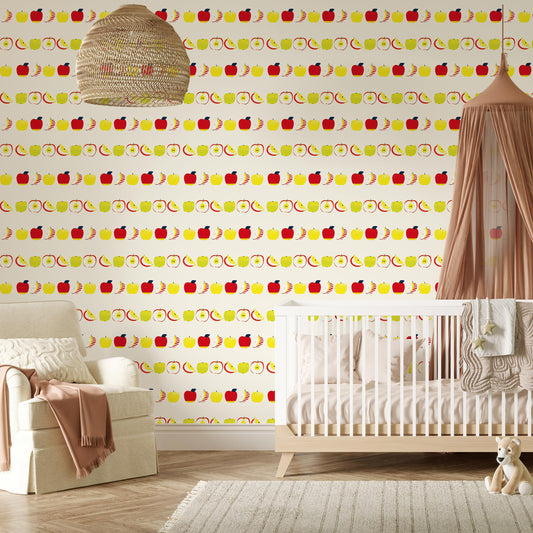 Round apples 2.5 m long WALLPAPER