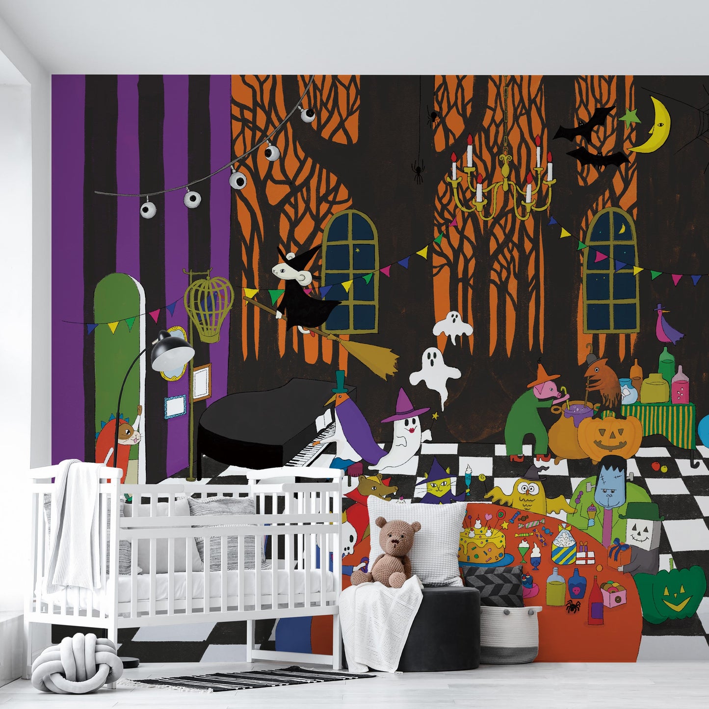 What is the Room Next Door Like? Halloween room MURAL