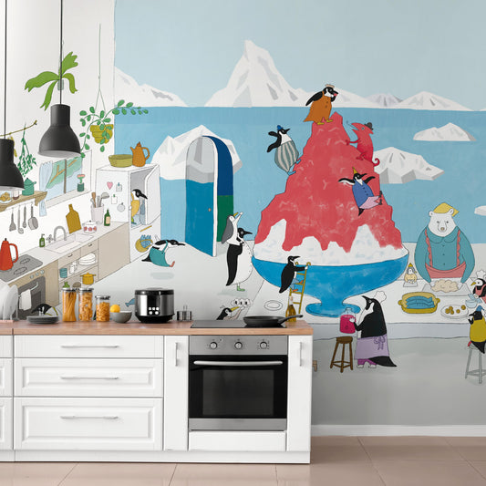 What is the Room Next Door Like? Kitchen room MURAL